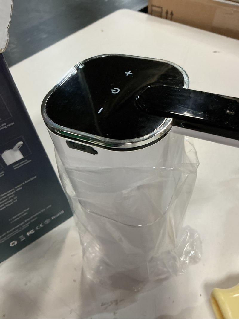 Condition photo showing Good Condition for catire upgraded larger capacity automatic soap dispenser touchless, 17.6oz liquid hand soap dispenser, rechargeable 2000mah, 8 adjustable levels, 2-in-1 wall mount & countertop for kitchen bathroom white