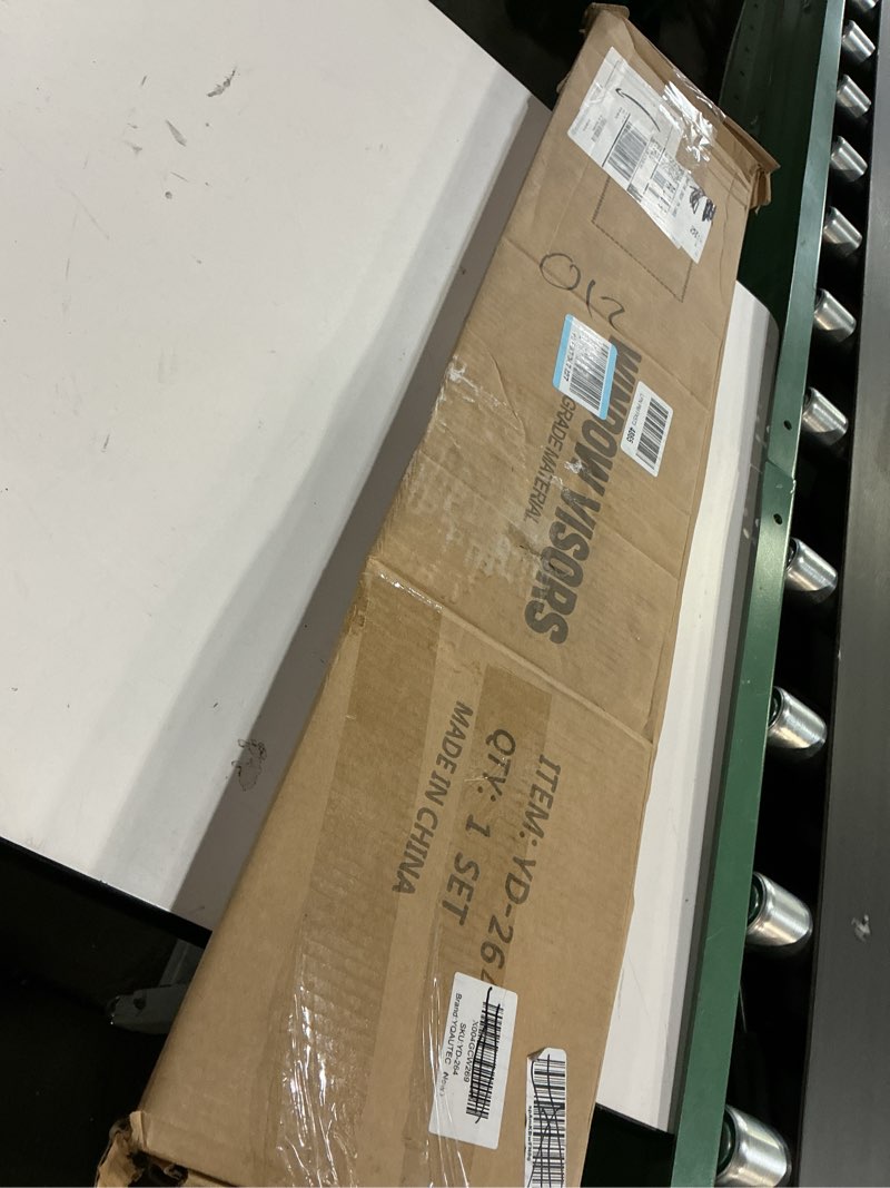 Condition photo showing Good Condition for in-Channel Window Visors Rain Guards for 2019-2023 Ford Ranger SuperCrew, Window Vent Wind Deflectors Visors Shades for 19-23 Ranger Crew Cab