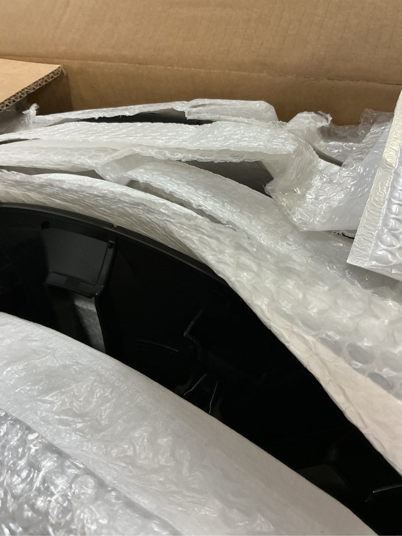 Condition photo showing Good Condition for kavanic 4pcs wheel covers fits for tesla model y 19inch 2020-2024 matte black rim protector support logo range improvement oem style for model y hubcaps for 19" gemini wheels (rwd/awd) oem style matt black