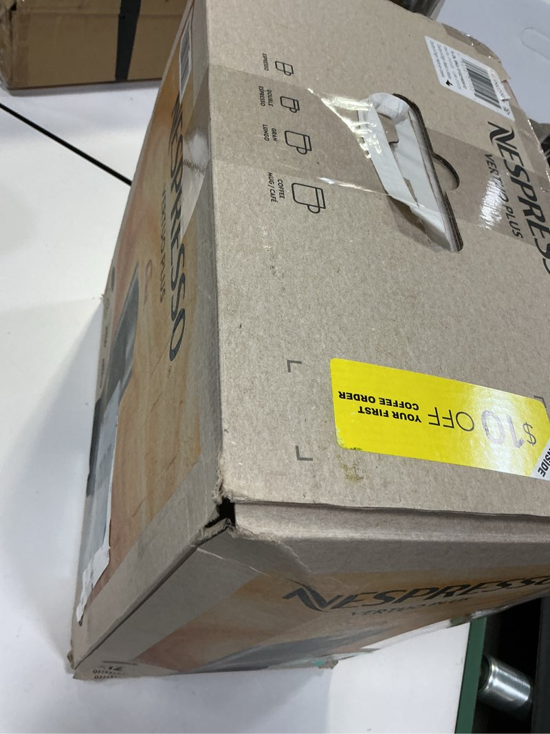 Condition photo showing Good Condition for Nespresso Vertuo Plus Coffee and Espresso Maker by De'Longhi, Grey