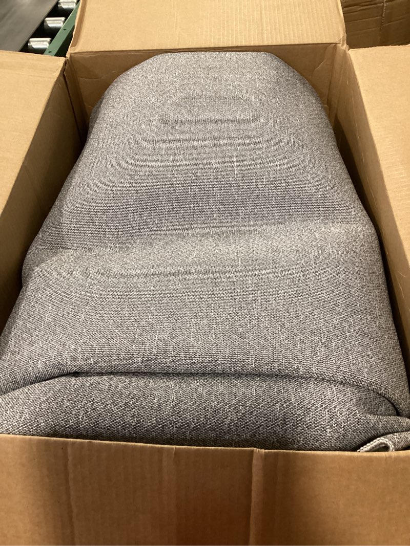 Condition photo showing As Is for Area Rug Living Room Rugs: 8x10 Large Soft Indoor Carpet Modern Abstract Rug with Non Slip Rubber Backing for Under Dining Table Nursery Home Office Bedroom White Gray Blue White Gray Blue 8' x 10' (Rectangular)