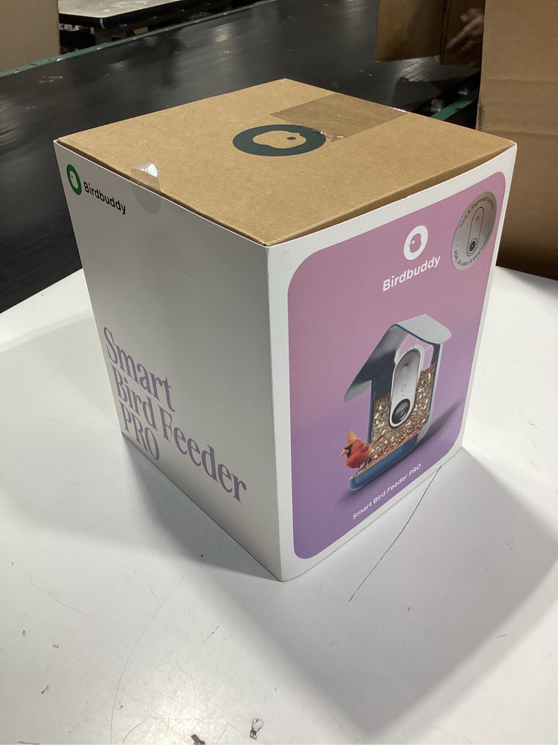 birdbuddy pro smart bird feeder with camera - ai bird species identification, 5mp photos, 2k hd vide