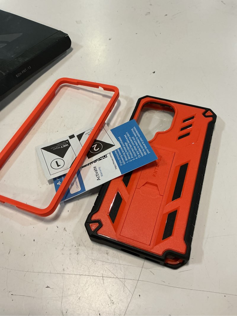 Condition photo showing Good Condition for fntcase for samsung galaxy s26 ultra case with built-in screen protector | kickstand and 2 front frames, 20ft military-grade drop protection, rugged heavy duty shockproof tpu protective cover orange