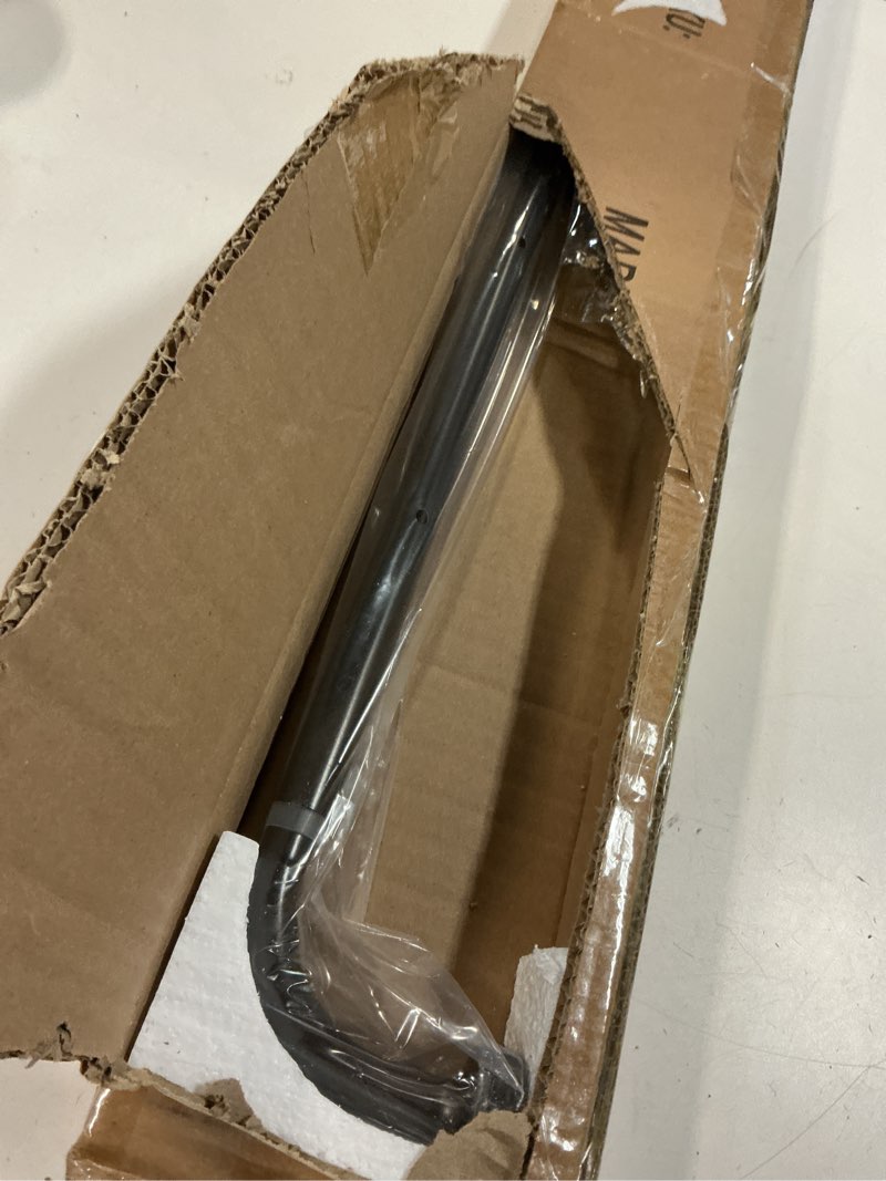Condition photo showing Good Condition for Dark Bronze Disc Curtain Rods, 28-48 Inches Window Curtain Rod,Adjustable Room Darkening Drapery Rod with Aluminum Finials and Brackets,Wrap Around Design 28-48" Dark Bronze