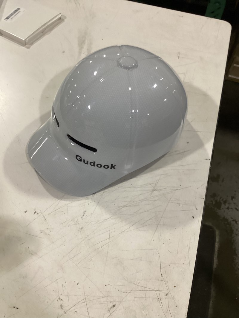 Condition photo showing Good Condition for adult bike helmets for men - women bicycle helmet - certified comfort lightweight adjustable baseball cap style cycling helmet for urban commuter road biking scooter white carbon fiber pattern medium