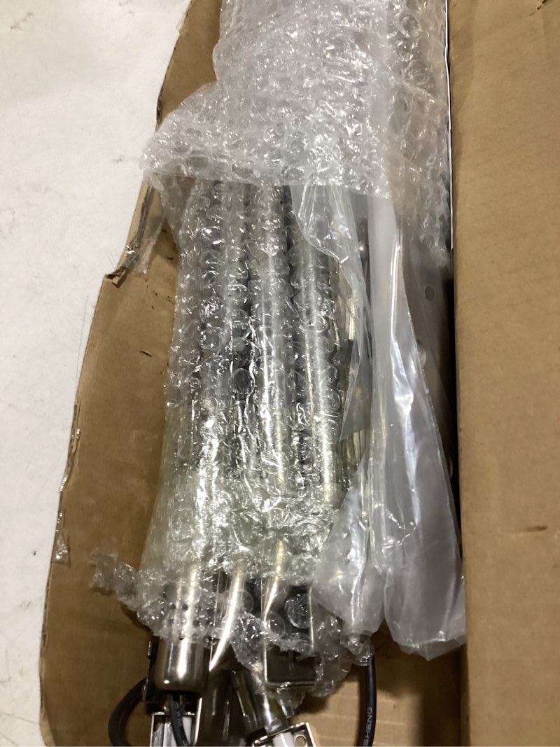 Condition photo showing Good Condition for utheer grill replacement parts for charbroil advantage series 4 burner 463344116 466344116 gas grills, stainless steel grill burner tube, heat plate tent shield, adjustable crossover tube grill parts sliver for 463344116