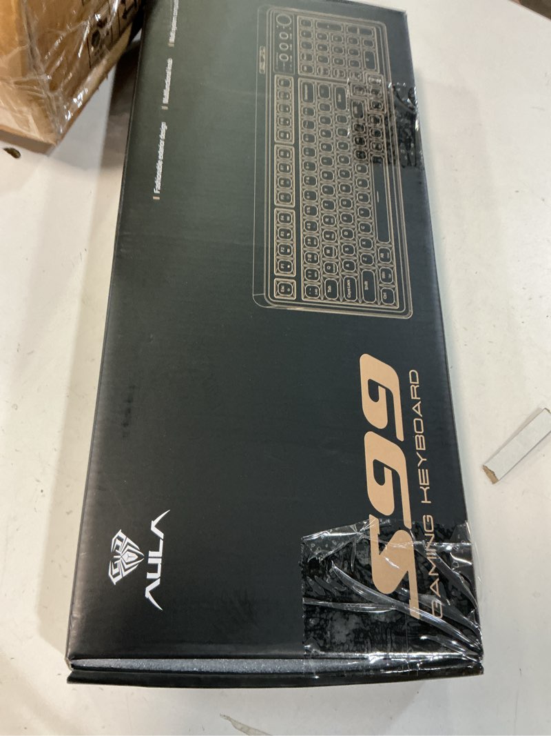 Condition photo showing Good Condition for AULA 99 Wireless Keyboard, Custom Computer Keyboard, Tri-Mode Bluetooth 5.0/2.4GHz/USB-C Cute Creamy Gaming Keyboards with Number Pad, RGB Backlit Media Knob Programmable Keybaord for PC Gamer - Grey Grey-Black-White