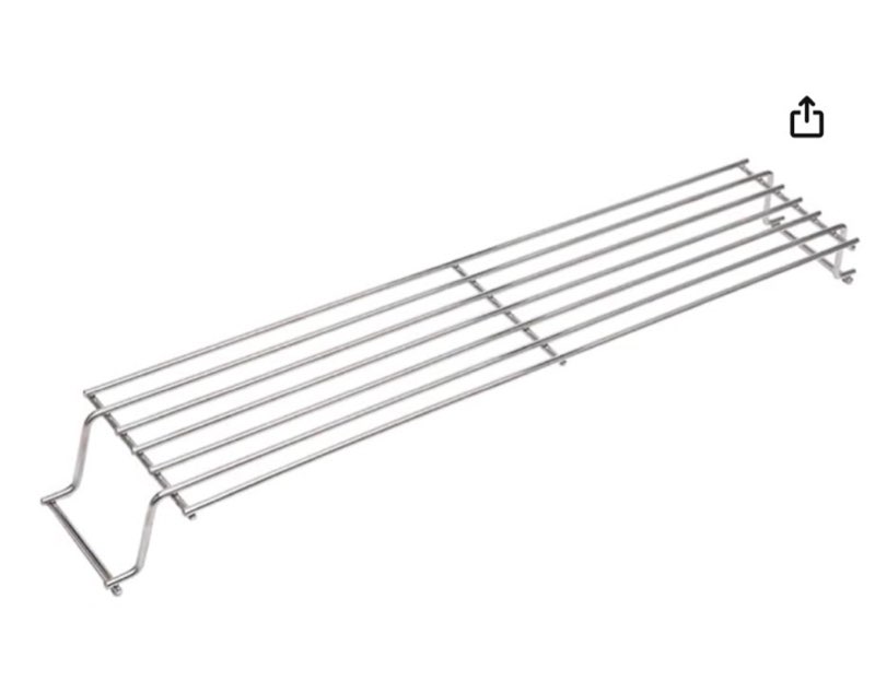 304ss 91288 grill warming rack for weber spirit 200 series with side control (years 2009-2012) spirit e-210, s-210, e-220, s-220 gas grill upper rack 23 3/4 inch warming grate kw426