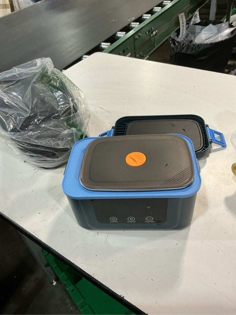 Condition photo showing Good Condition for geargo  cordless electric lunch box,heated lunch box battery powered with ice crystal box, 24 hours scheduled rechargeable heating lunchbox for adults men women green