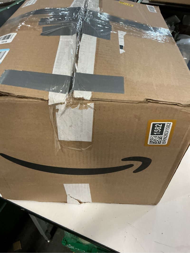 Condition photo showing Good Condition for FlyDOIT Modern Geometric Patchwork Area Rug, 9x12 Chocolate Large Rugs for Living Room, Rockwood Collection Indoor Rugs for Bedroom, Throw Carpet Floor Decor for Entryway Dining Room Office Nursery 9' x 12' (Rectangular) Chocolate