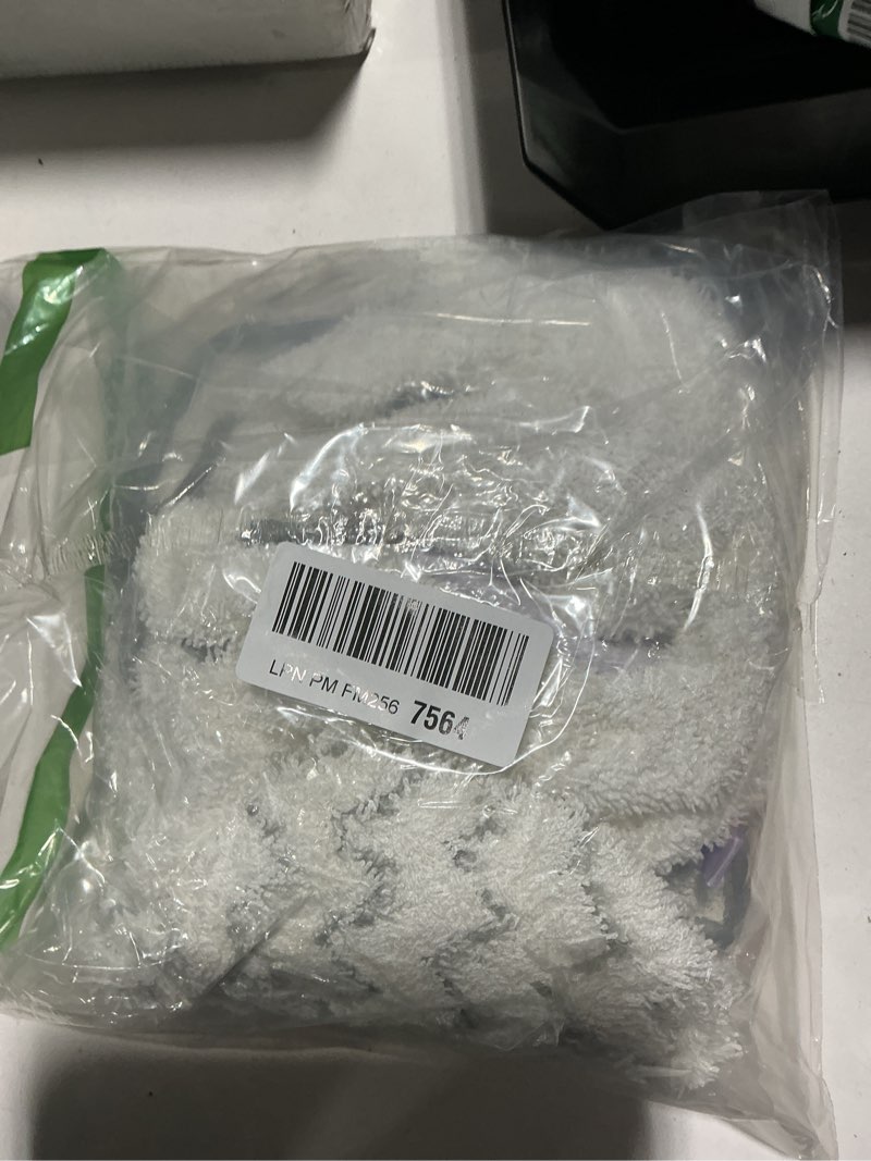 Condition photo showing As Is for s2u 6-pack bissell steam mop pads, for bissell powerfresh steam mop pads 1940/1806, thick & washable steam mop replacement pads for weekly tile/vinyl/concrete/large home/garage cleaning