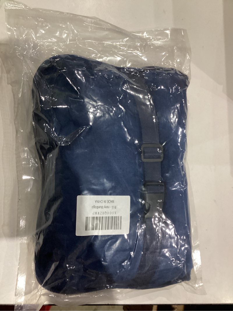 Condition photo showing Good Condition for Transforming Travel Blanket & Pillow 2-in-4?Opens to Blanket, Folds into Pillow - Ultra-Soft, Compact & Packable with Hand Luggage Sleeve and Backpack Clip for Flight & Car
