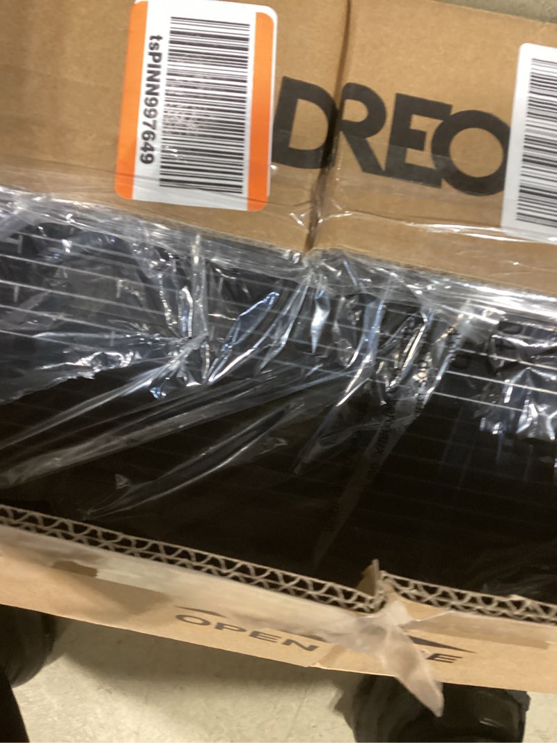 Condition photo showing Good Condition for Dreo Tower Fan for Bedroom, 2026 Upgraded DC Motor, 28ft/s High Velocity, 20dB Ultra Quiet Standing Fan, 8 Speeds 4 Modes, 90° Oscillating Bladeless Fan for Indoors, Floor Fans with Remote, Black