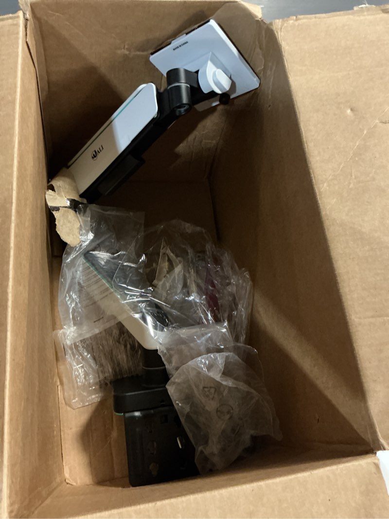 Condition photo showing Good Condition for WALI Heavy Duty Monitor Arm, Monitor Stand for Screen up to 49 inch, 44 lbs, Aluminum Ultrawide Computer Mount for Samsung Odyssey G9, Adjustable, Mounting Holes 75 and 100 (GAM001XL), White 49 Inch Gaming