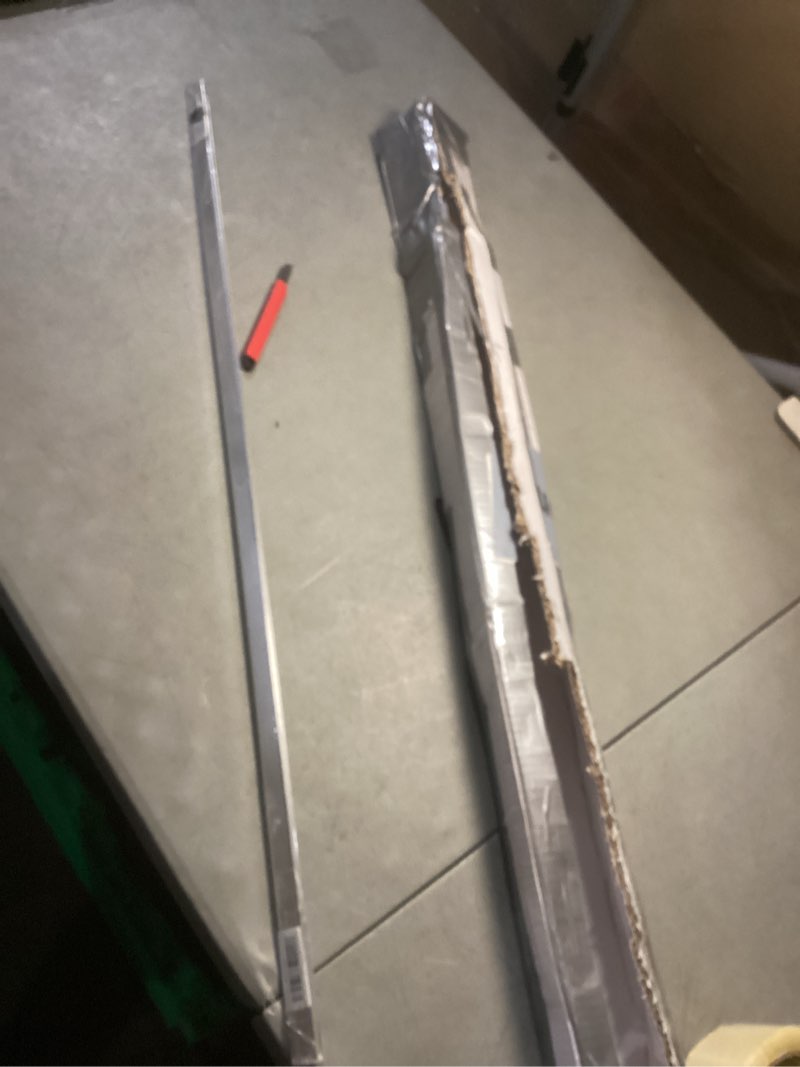 Condition photo showing New/Like New for gaahing aluminum t molding floor transition strip, t moulding for laminate flooring planks, vinyl floor transition, rubber transition (3pcs x 2.9ft x 0.8in, matte silver) 3pcs x 35.4 x 0.8in matte silver 3