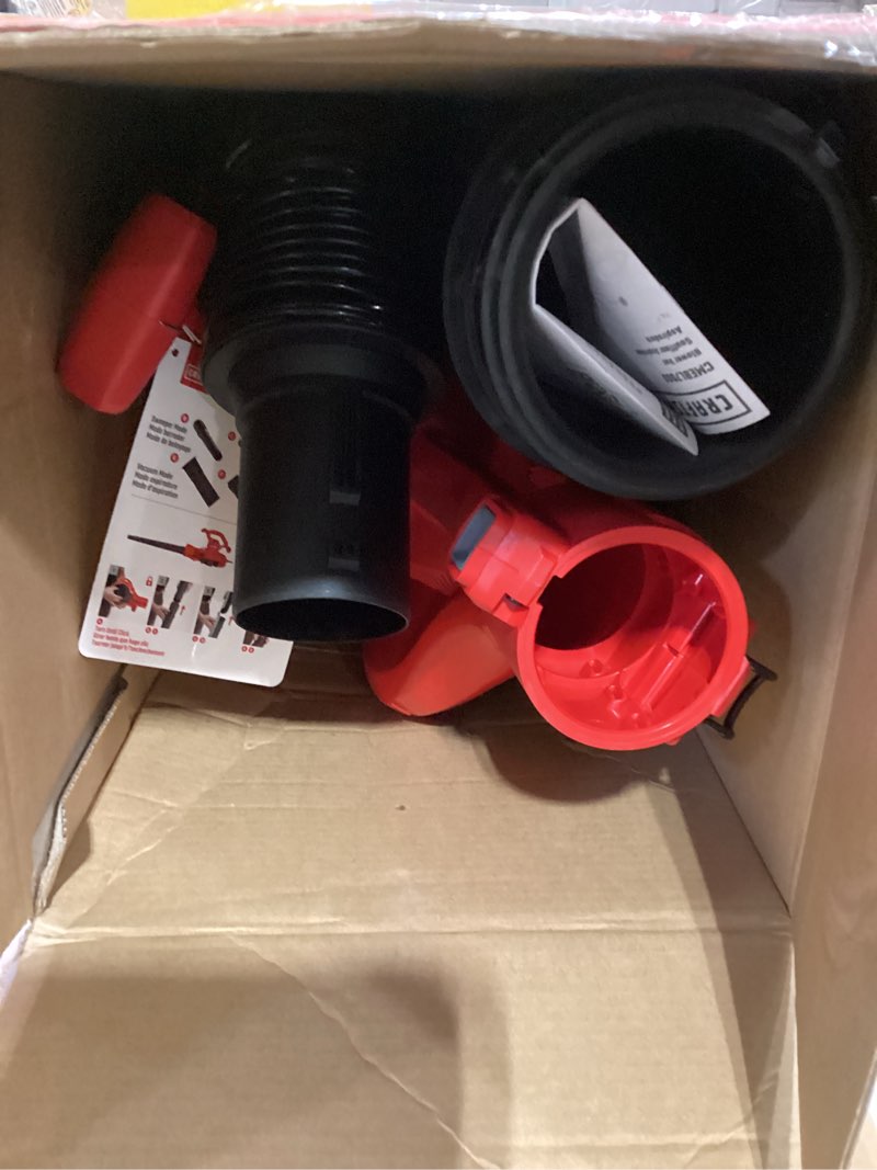 Condition photo showing Good Condition for craftsman 3-in-1 leaf blower, vacuum and mulcher, backpack blower up to 260 mph, 12 amp, corded electric leaf collector (cmebl7000) 260 mph blower/vac