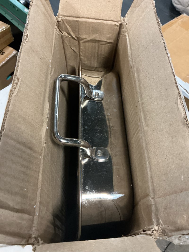 Condition photo showing Good Condition for farberware classic traditions stainless steel roaster/roasting pan with rack, 17 inch x 12.25 inch stainless steel 17" x 12.25"
