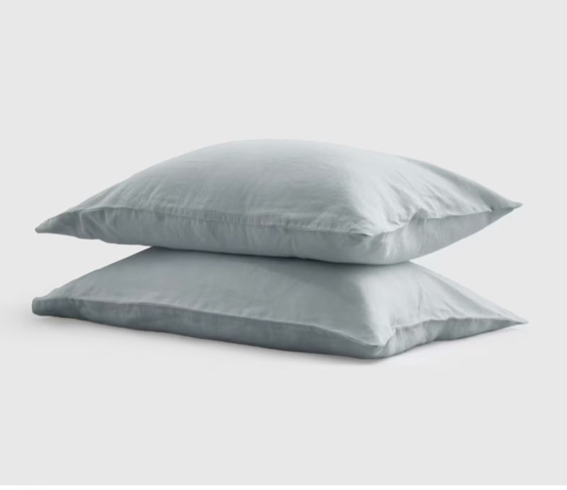 quince european linen pillowcase set ( 20*26 in) 2 pieces) 