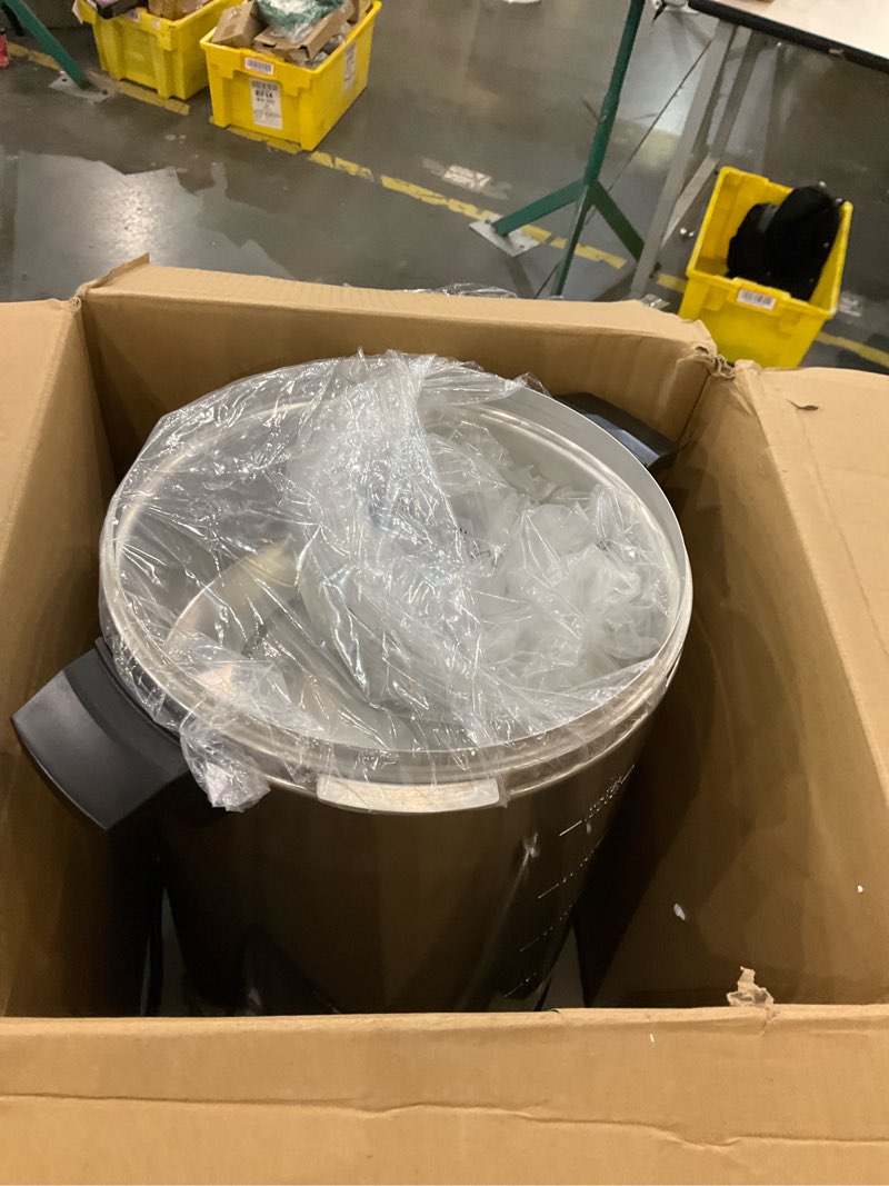 Condition photo showing As Is for West Bend 33600 Coffee Urn Commercial Highly-Polished Aluminum NSF Approved Features Automatic Temperature Control Large Capacity with Fast Brewing and Easy Clean Up, 100-Cup, Silver