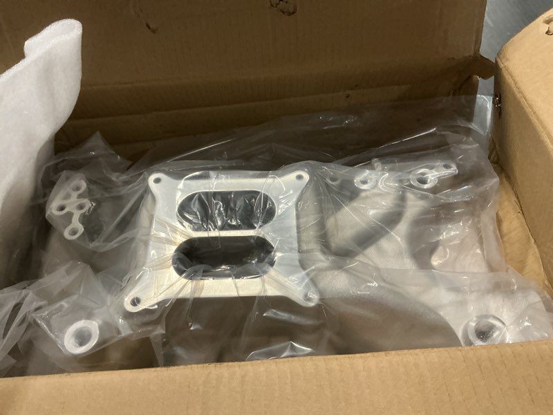 Condition photo showing Good Condition for Aluminum Dual Plane Intake Manifold Compatible with Ford Small Block Windsor V8 5.8L 351W Idle-6800 RPM Range Replace# 84023