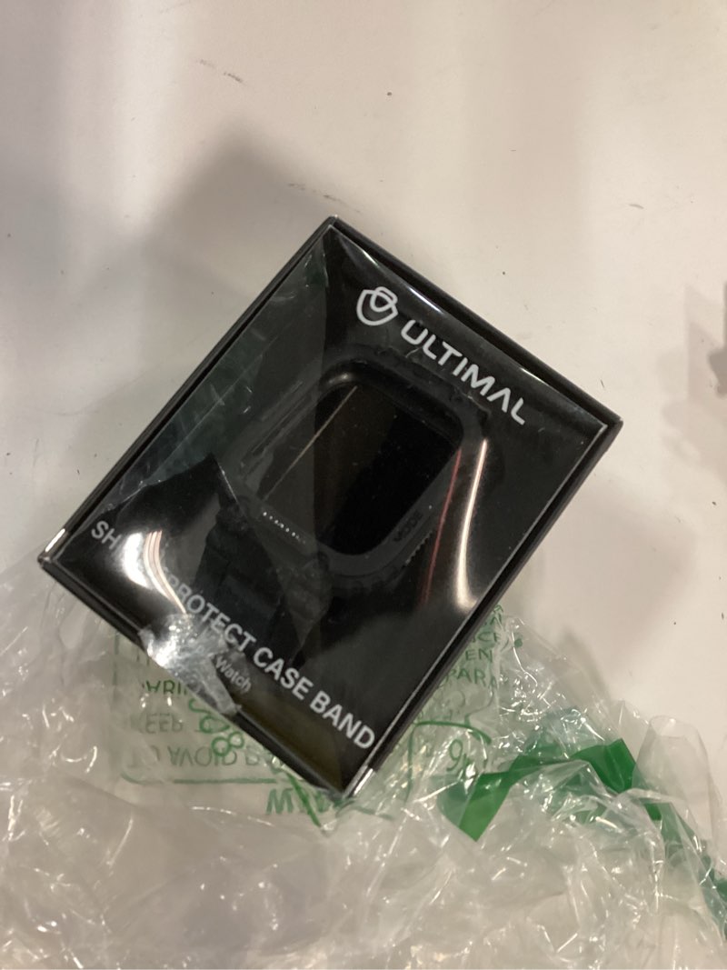 Condition photo showing As Is for ULTIMAL Rugged Case with Band for Apple Watch 44mm,Compatible with Apple Watch Series SE 3/SE 2/SE Generation/6/5/4, Military Grade Shockproof Bumper Cover for iWatch Tactical Band Men (44mm,Gold) Gold 44mm