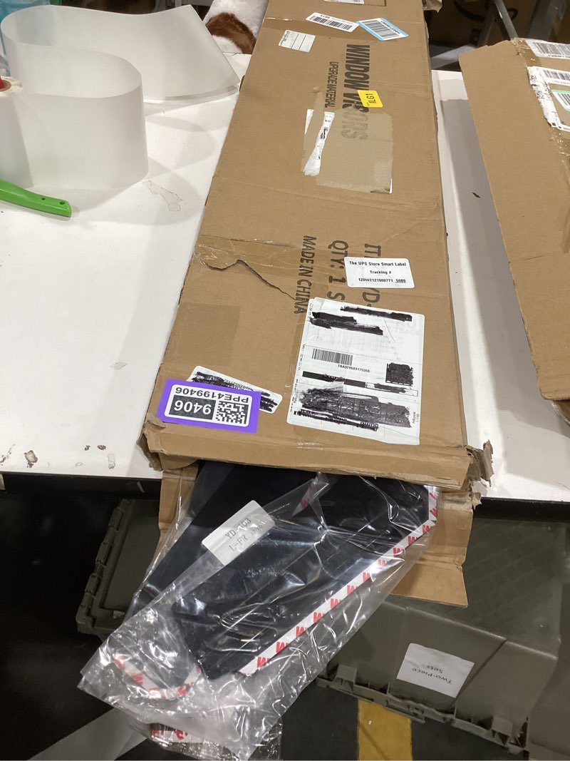 Condition photo showing New/Like New for in-channel rain guards for toyota tacoma 2024-2026 double/crew cab, window visor shields vent deflector shade wind dark smoke 2025 24 25 26, tape-on inside-mount, 4pcs for 2024-2026 | toyota tacoma | double cab | in-channel