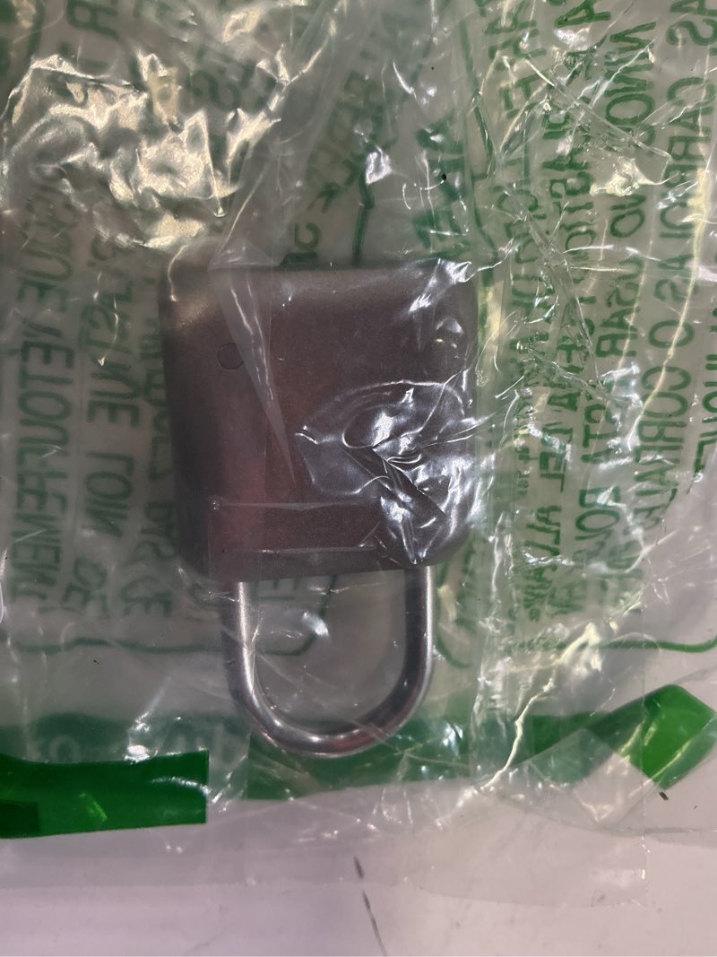 Condition photo showing Good Condition for Pothunder Fingerprint Smart Padlock Lock, Biometric Metal Keyless Thumbprint Lock, Waterproof, USB Rechargeable, for Gym Locker, School Locker, Luggage, Backpack, Suitcase(Gray) Gold