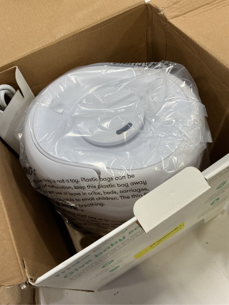 Condition photo showing Good Condition for frida baby 3-in-1 cool mist humidifier for large rooms, top fill humidifier for bedroom, allergy relief, 60 hour runtime + nightlight, auto shut-off, quiet, carry handle, essential oil diffuser