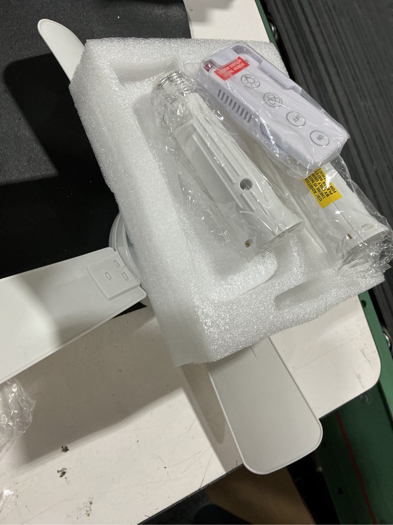 Condition photo showing As Is for bell + howell socket fan led light, 15.7", assorted colors