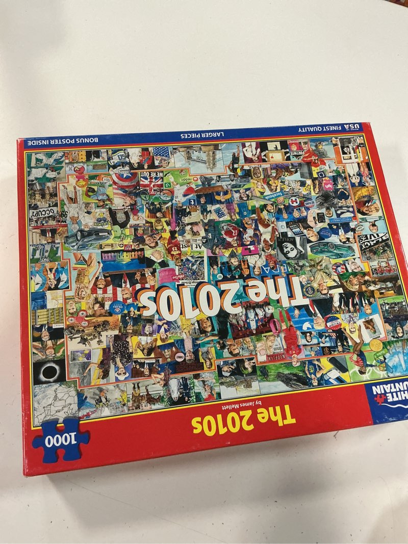 Condition photo showing New/Like New for white mountain puzzles the 2010s, 1000 pieces jigsaw puzzle