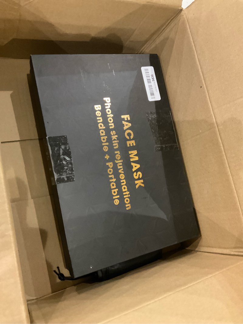 Condition photo showing As Is for Face mask photon skin rejuvention bendable + portable