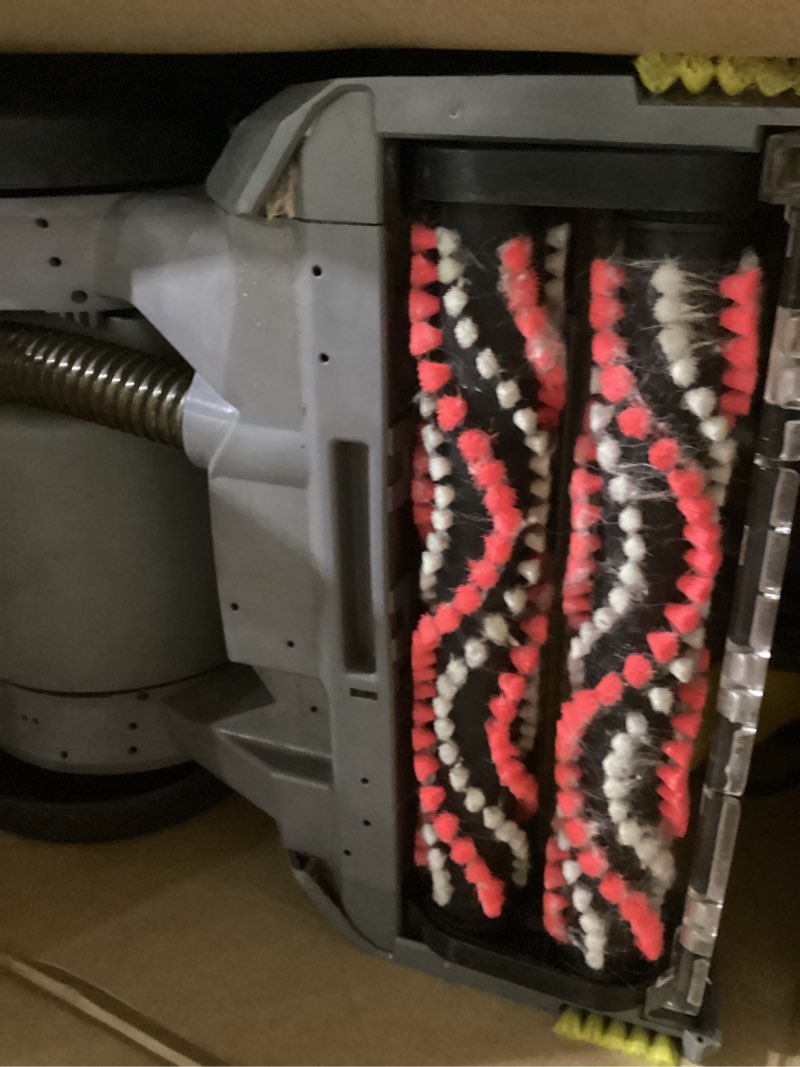 Condition photo showing As Is for not tested ***bissell proheat 2x revolution pet pro plus, 3588f, upright deep cleaner, 30-minute dry time, dual dirt lifter powerbrush, hose & tool attachment, pet upholstery and tough stain tool included proheat revolution pet pro plus