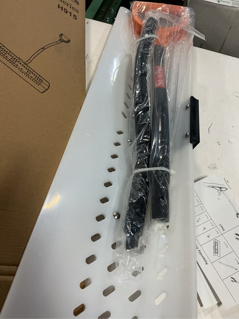 Condition photo showing Good Condition for 36 Inch Heavy Duty Snow Pusher, Extra Wide Snow Shovel for Driveway, Sidewalk, Patio, Deck & Doorway Snow Removal, Ergonomic Back Saver Snow Plow with UHMW-PE Blade, Non-Slip Grip Handle