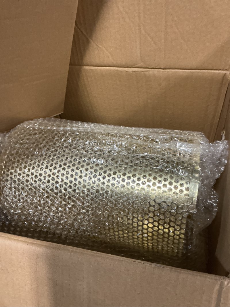Condition photo showing Good Condition for Yuanhe Deluxe Brass Plated Raffle Drawing Ticket Drum Spinning Lottery (Small Size,Holds 2500 Tickets)