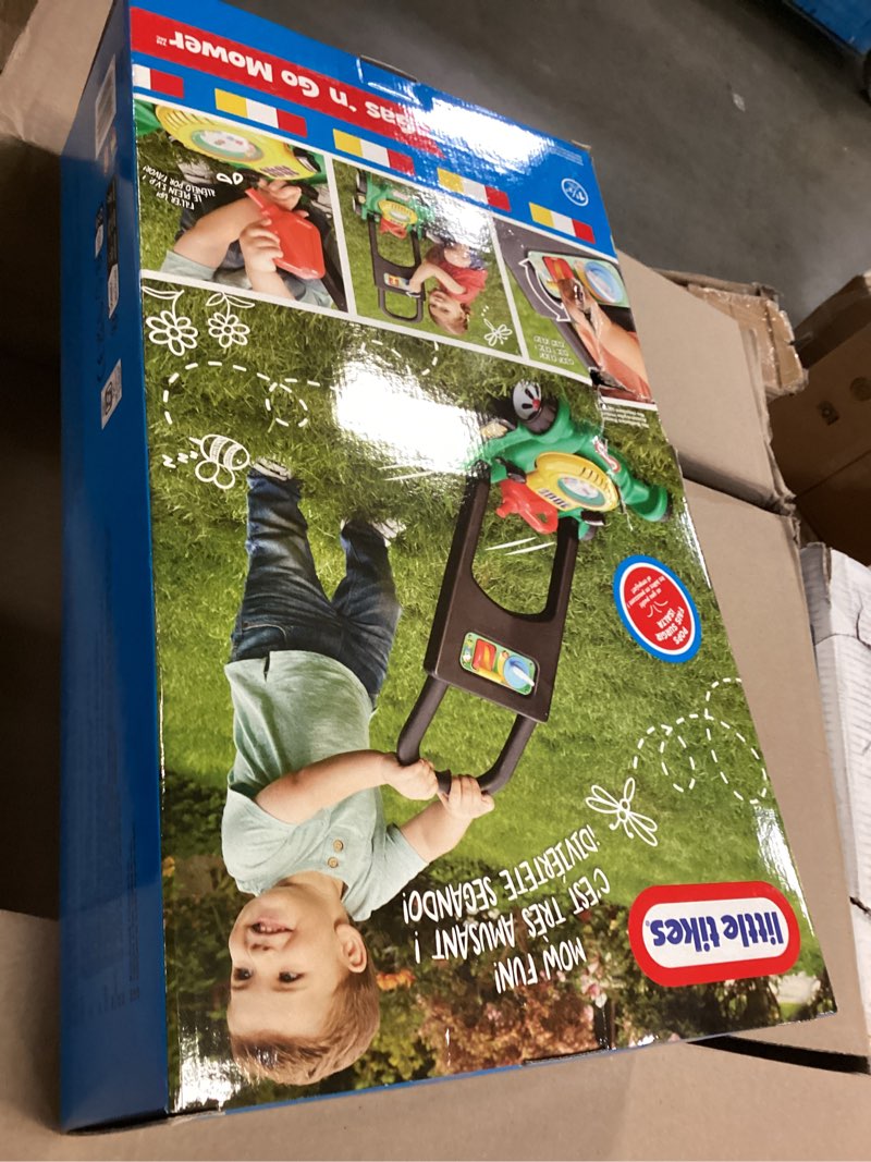 Condition photo showing New/Like New for Little Tikes Gas 'n Go Mower Kids Toys for Toddlers Boys Girls Age 18 Months and Older, Indoor Outdoor Push Gardening Summer Toy Gifts for Birthday