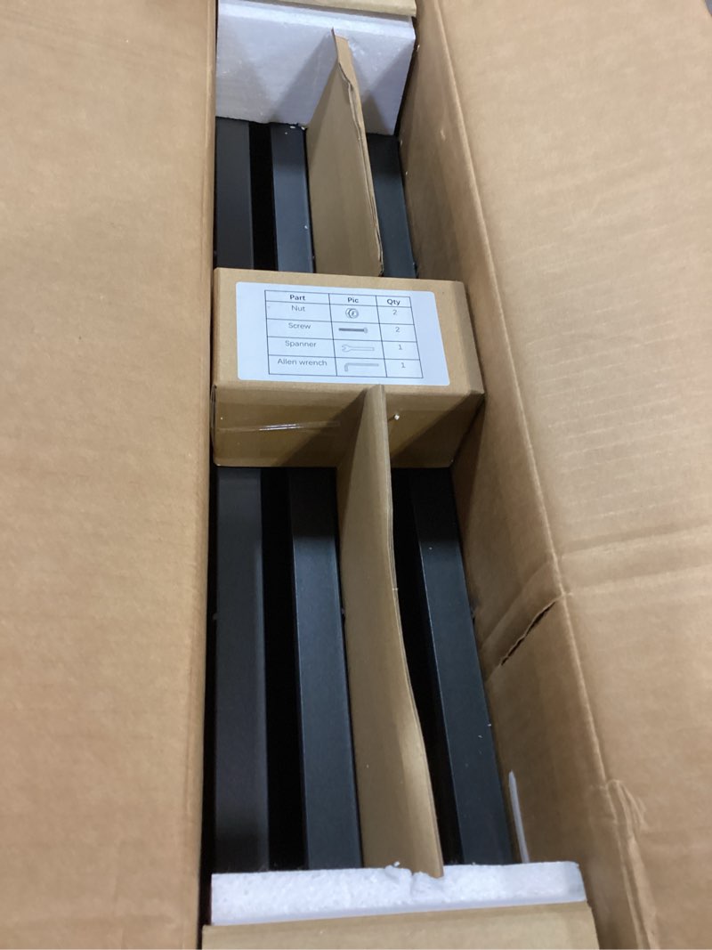 Condition photo showing Good Condition for full size folding bed frame, heavy duty full metal platform with 14" underbed storage, easy tool-free assembly, no box spring needed full americana