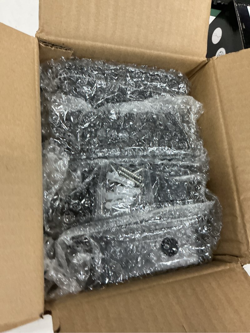 Condition photo showing Good Condition for solar fence lights outdoor - 3000/4000/6000k 3 modes, ip65 waterproof fence lights solar powered, up & down lighting solar wall lights outdoor for backyard/garden/patio/garage and wall decor (8 pack) 3000/4000/6000k 8pk