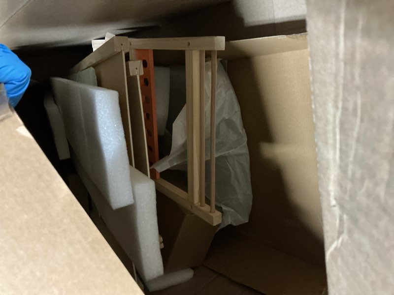 Giant bean Large Wooden Dollhouse with 32 Pcs Furniture Accessories, 3-Story Doll House 5 Rooms Balc