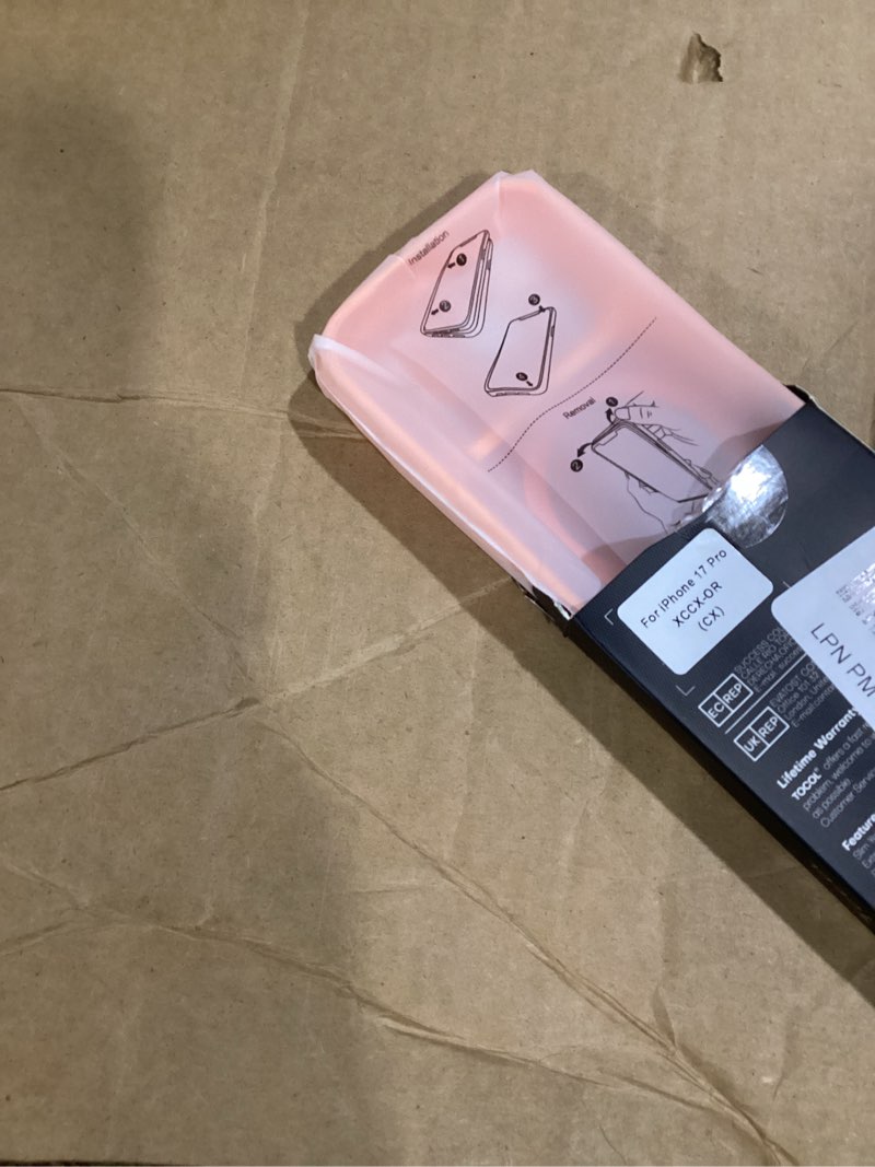 Condition photo showing Good Condition for TOCOL for iPhone 17 Pro Case, Full Camera Protection, Built-in Magnetic Ring, Compatible with Magsafe Charger, Drop Protection, Translucent Matte Phone Case for iPhone 17 Pro 6.3 inch (Orange) for iPhone 17 Pro Orange