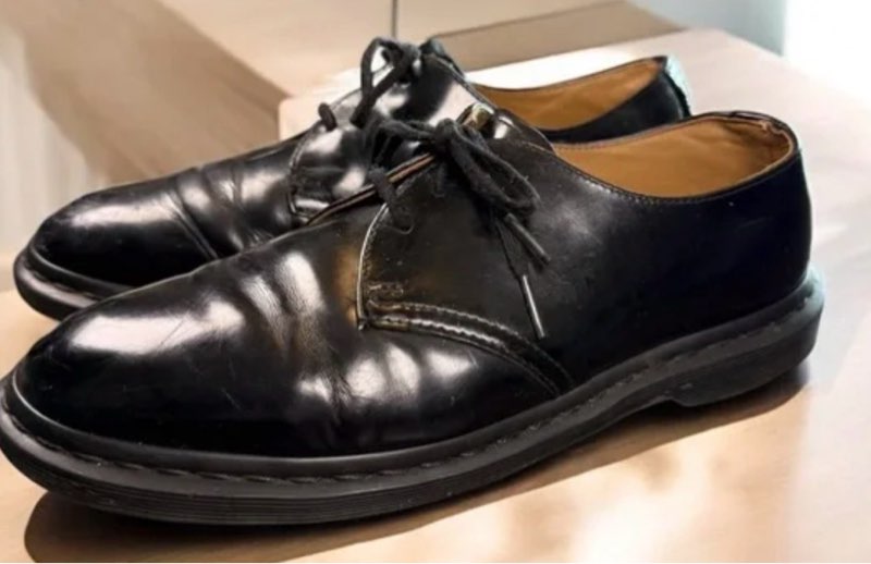 Doc Martin black dress shoes Doc Martens Dr. Martens Archie II  Black Size US-8 Men’s/9 Women’s 