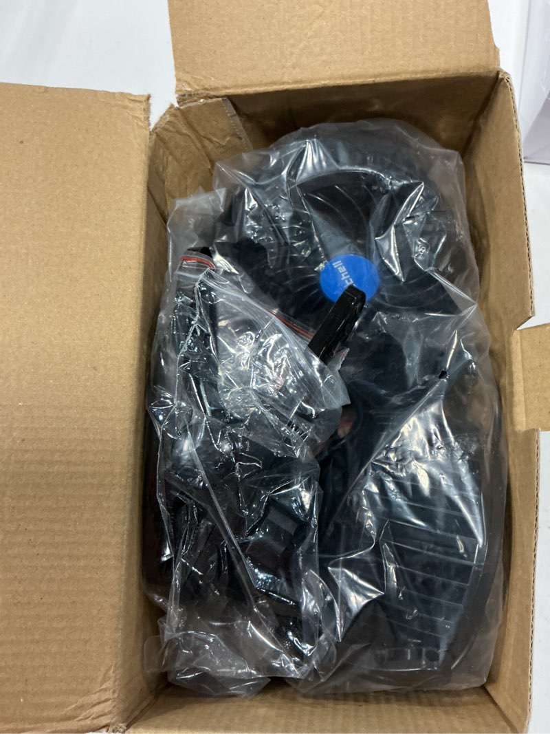Condition photo showing Good Condition for alagoo 12v car fan, adjustable 4 inches dual head car clip fan for front/rear seat passenger, 360° rotatable cars fans with stepless speed regulation for car/vehicle suv, rv cigarette dual fan - clip