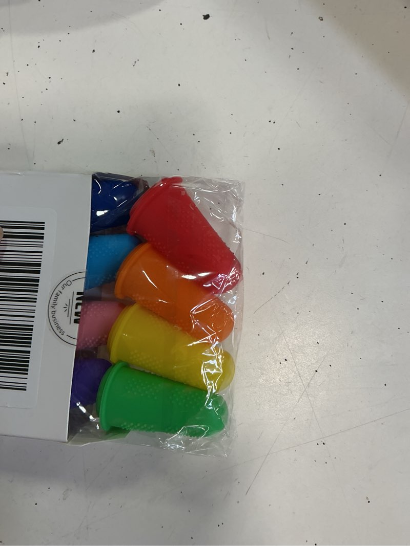 Condition photo showing New/Like New for Mr. Pen- Hot Glue Gun Finger Protectors, 24 pcs, Silicone Thimble Finger Guard for Hot Glue Multi-color 24 pcs