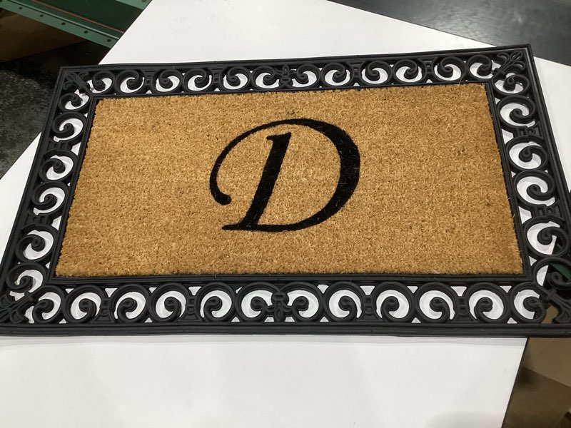 Calloway Mills 180041925D Monogram Insert Doormat 19" x 25" (Letter D)