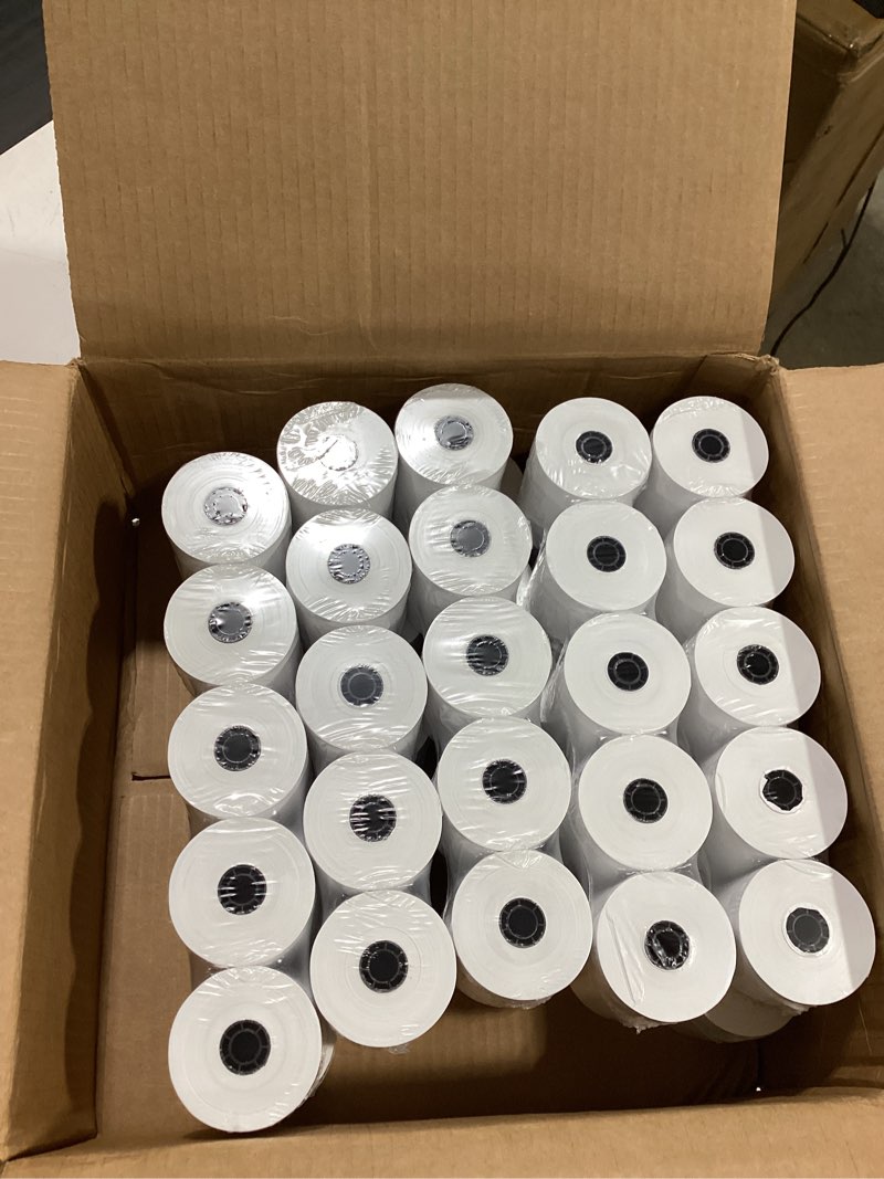 Condition photo showing Good Condition for (55 gsm solid tube core) dropship 3 1 8 x 230 thermal paper (50 rolls - 1 case) bpa free - thermal printer paper ct-s801 - buyregisterrolls