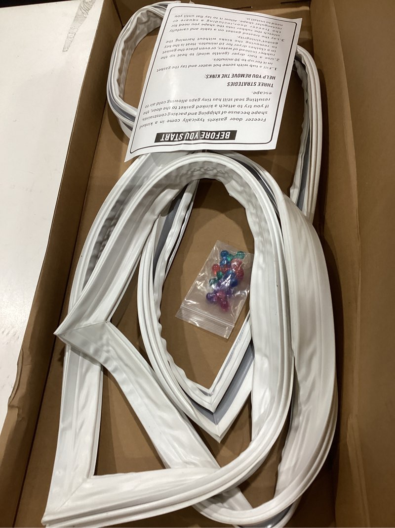 Condition photo showing Good Condition for uppgraded 241872513 refrigerator door gasket compatible with frigidaire refrigerator door seal fridge seal replacement 241872506 240370906 240514608 242193213 for kenmore refrigerator door gasket