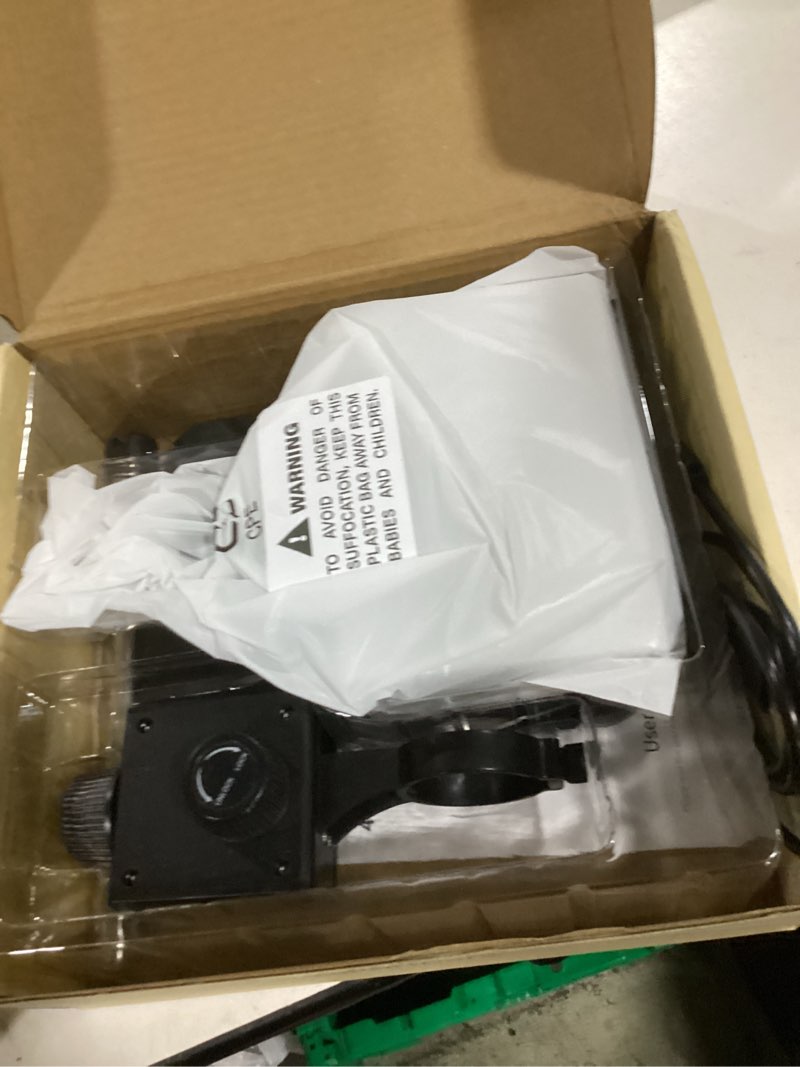 Condition photo showing Good Condition for LCD Digital Microscope,4.3 Inch 1080P 10 Megapixels,10MP Camera Video Recorder with HD Screen,1-1000X Magnification Zoom Wireless USB Stereo Microscope Camera Bright black