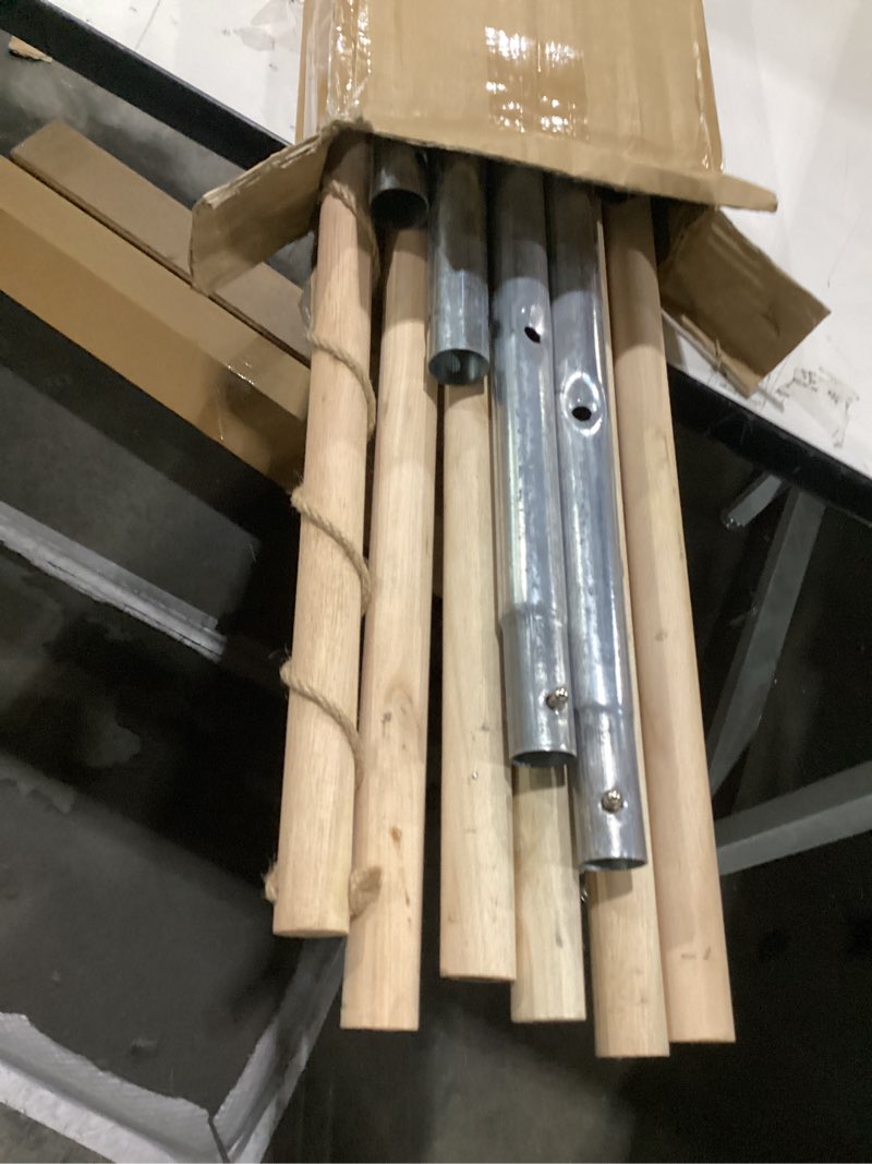 Condition photo showing Good Condition for Chicken Perch for Coop with Swing & Roosting Bars, Ladder - Perfect for Backyard Poultry - Easy Installation & Cleaning (55'' L x 41'' W) 1 pcs