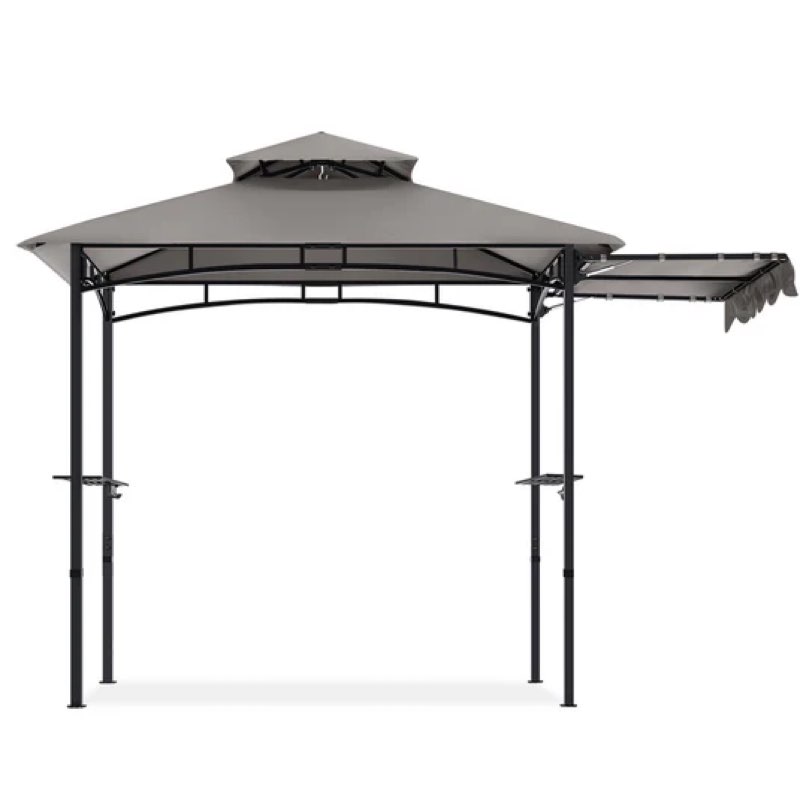 MASTERCANOPY 11 x 5 Gril... ackyari Picnic (Dark Gray) New  GRILL GAZEBO (incomplete only 1 box )