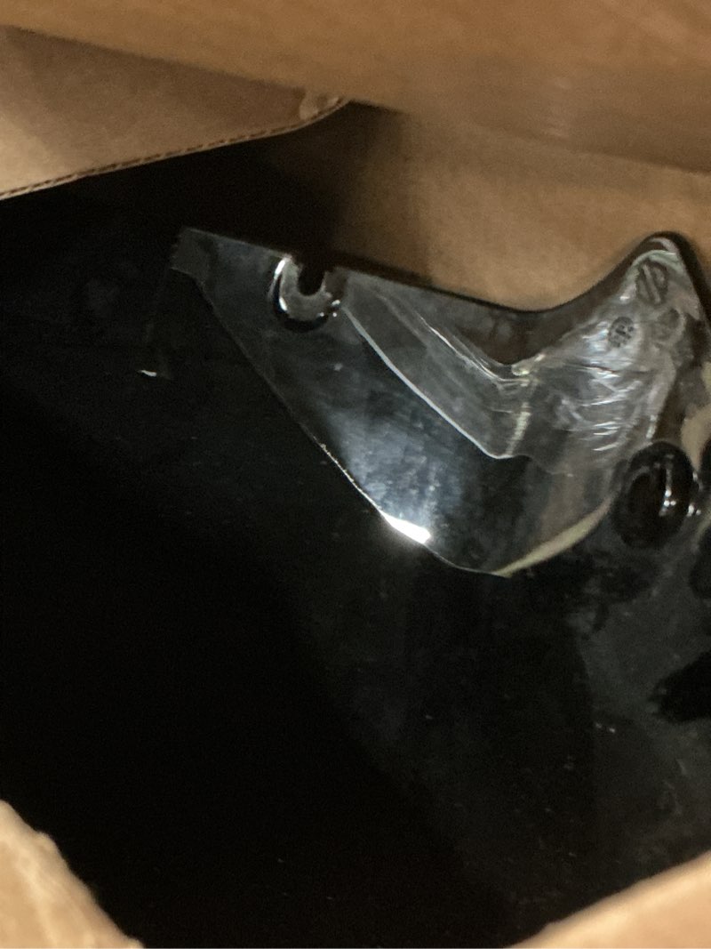 Condition photo showing Good Condition for 6" windshield windscreen for 2014-2024 harley davidson touring street glide electra glide/ultra limited/tri glide flht flhx flhxs flhtk, black 6 inch-black (2014-2024) street glide