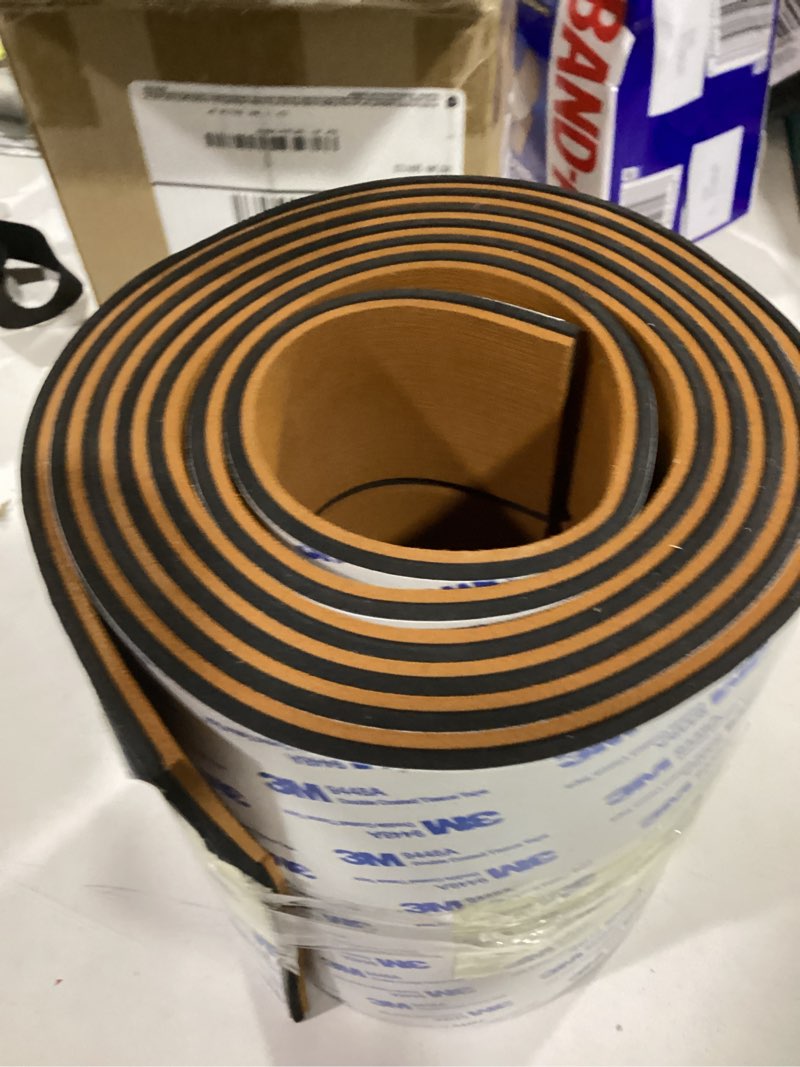 Condition photo showing New/Like New for OCEANBROAD EVA Foam Boat Flooring with 3M Adhesive Backing Marine Self-Adhesive Decking 96''x45.6''/36''/28.8''/16.8'', 48''x16.8'' Faux Teak Sheet for Jon Boats Swim Platform Helm Pad RV Floor Brown with Black Seam Lines 96''L x 7.2''W-4.8sqft